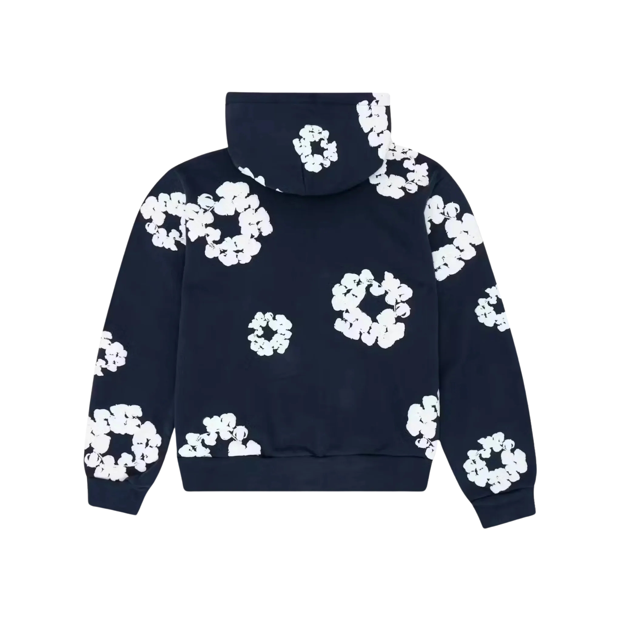 Denim Tears The Cotton Wreath Hoodie Navy - Image 1