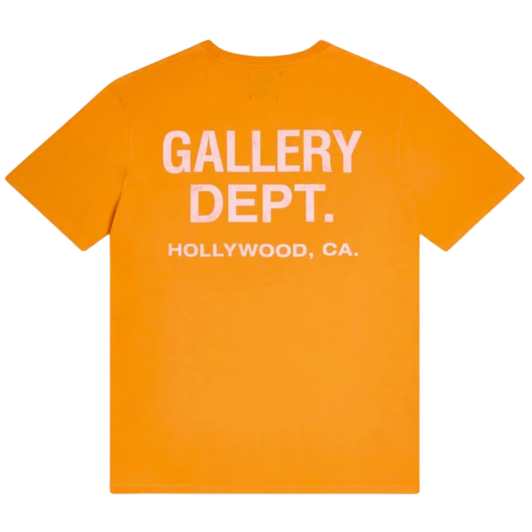 Gallery Dept. Souvenir Tee 'Bright Orange' - Image 1