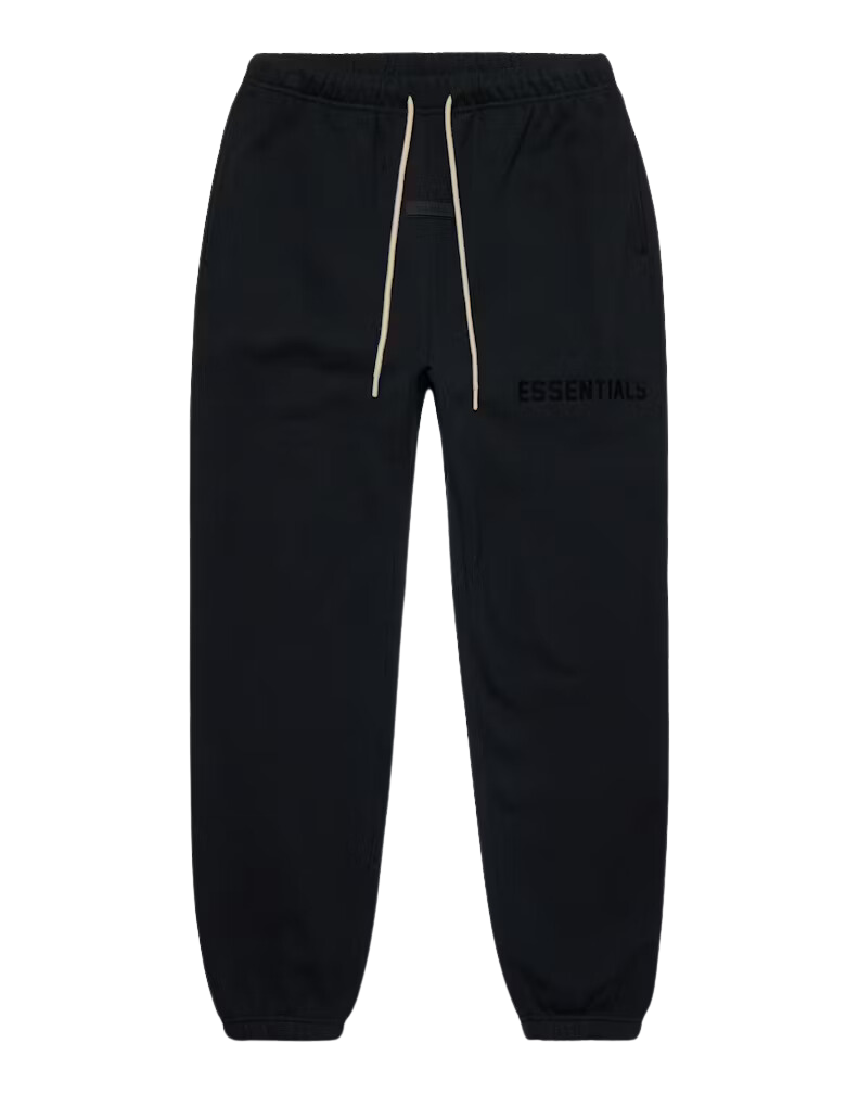 Fear of God Essentials Cream Drawstring Sweatpant Jet Black