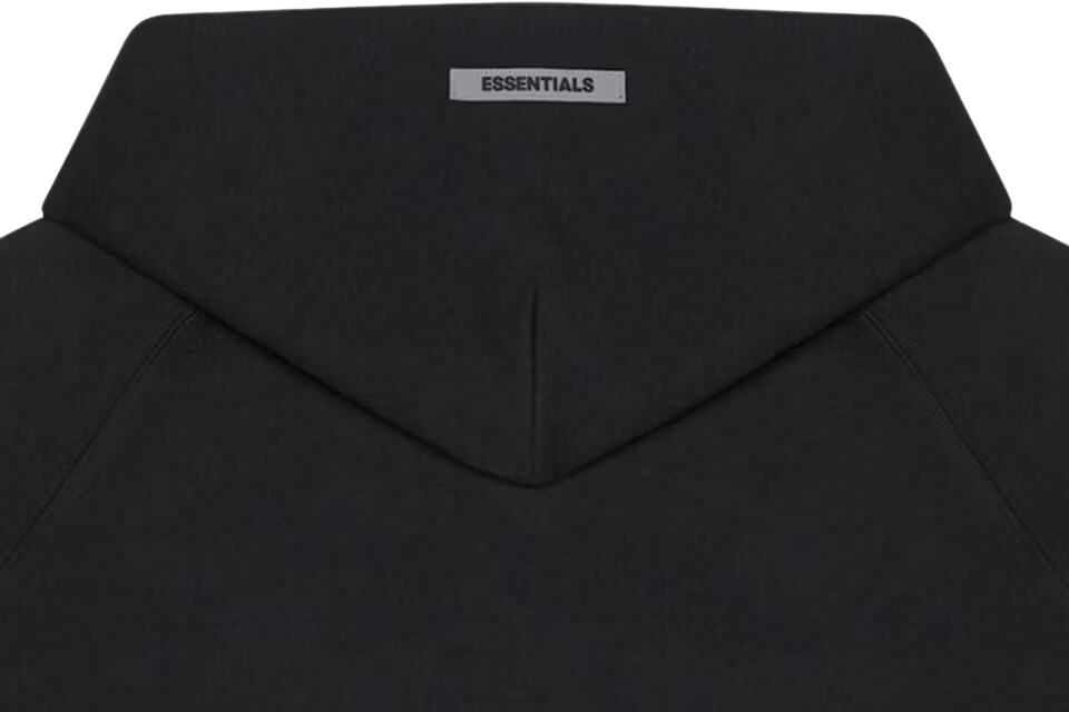 Fear of God Essentials Full Zip Up Hoodie Applique Logo Dark Slate/Stretch Limo/Black - Image 2