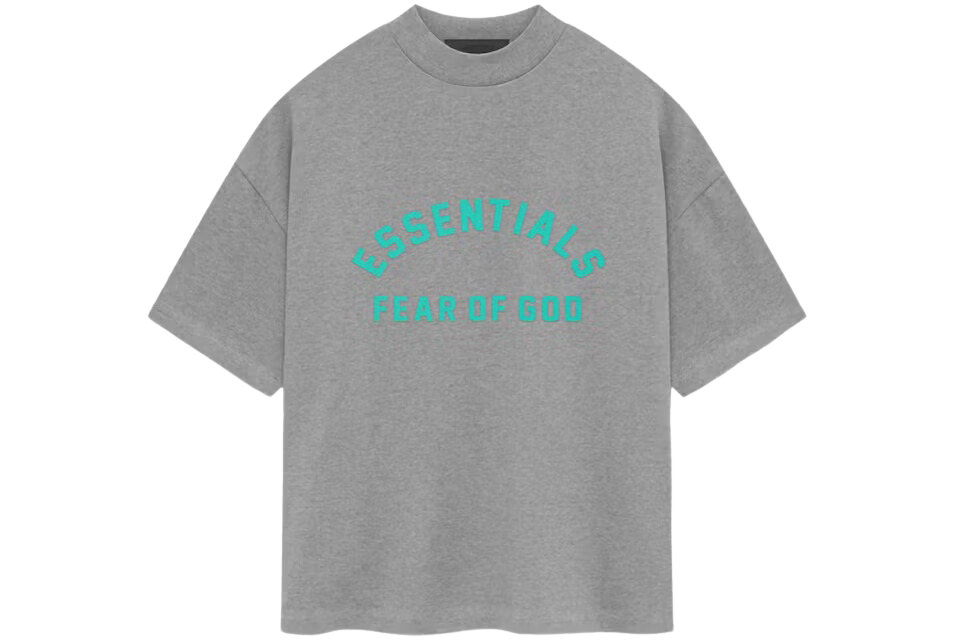 Fear of God Essentials Heavy Jersey S/S Tee Dark Heather Oatmeal