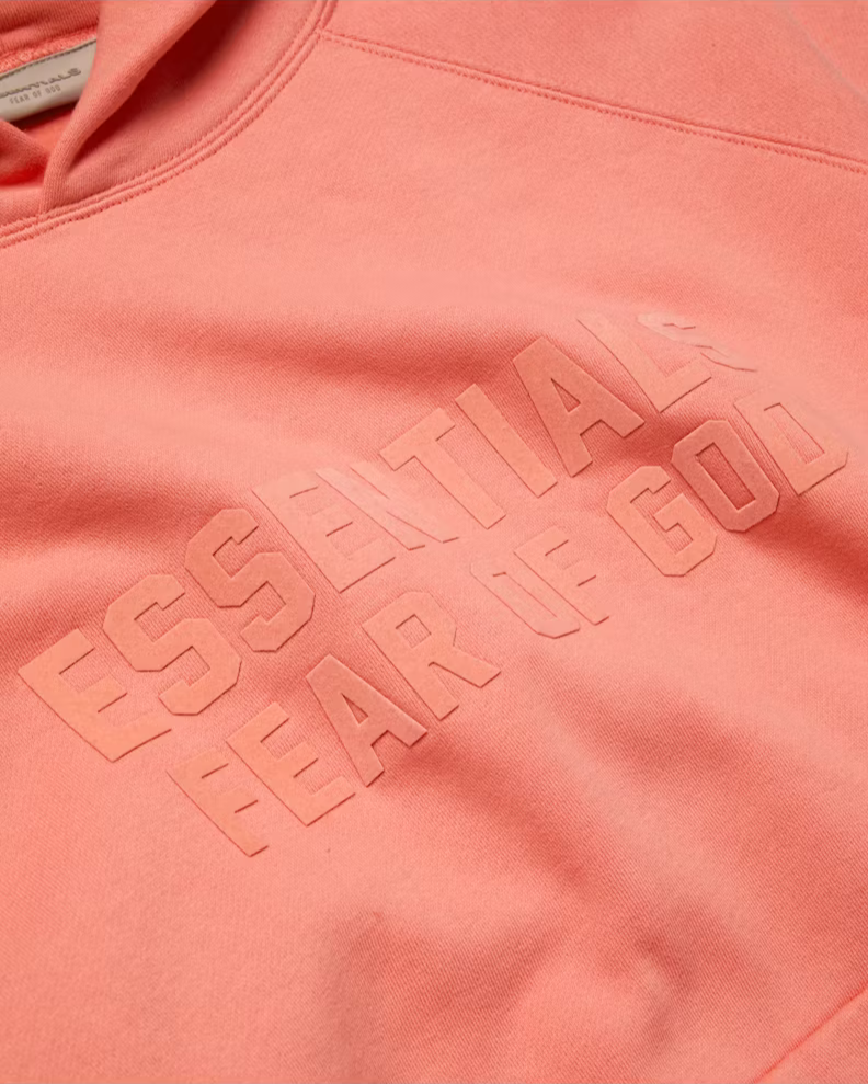 Fear of God Essentials Hoodie Coral - Image 1