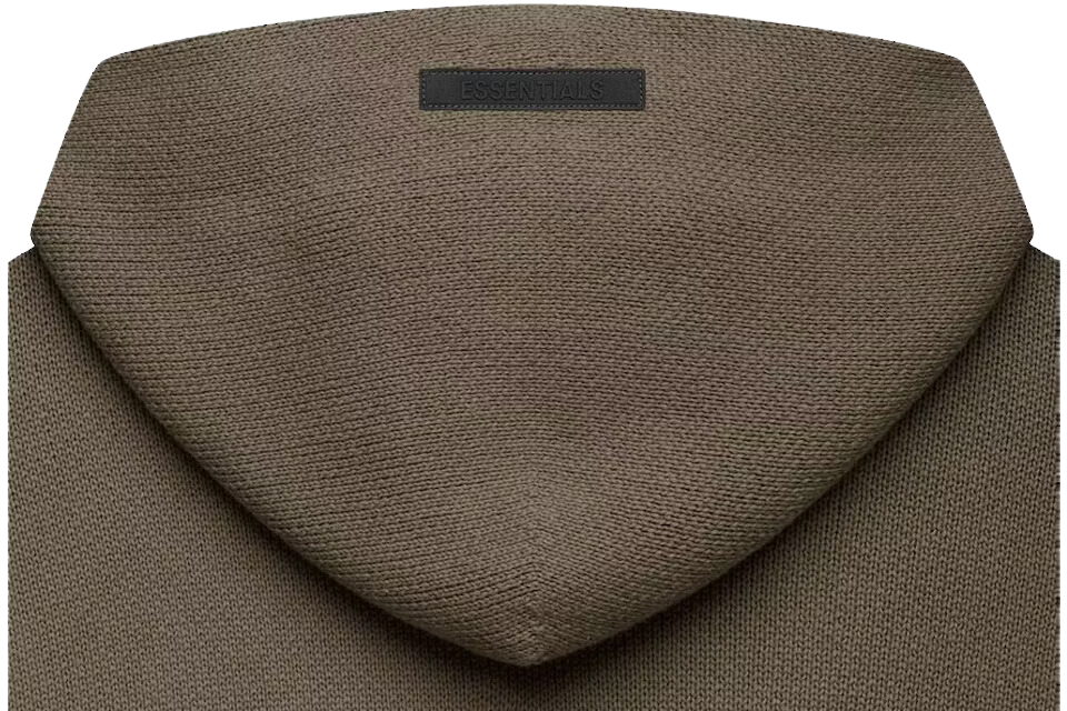 Fear of God Essentials Knit Pullover Hoodie Harvest - Image 2