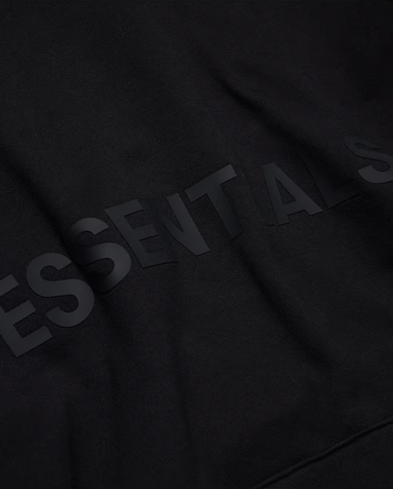 Fear of God Essentials Pullover Hoodie Applique Logo Dark Slate/Stretch Limo/Black - Image 1