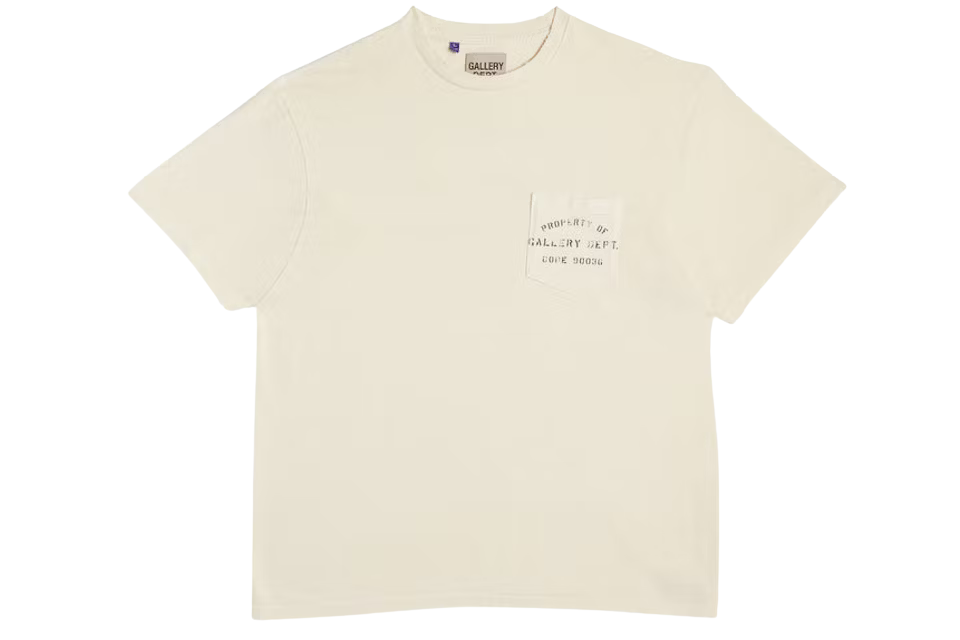 Gallery Dept. Property Of Stencil Tee Tee Natural