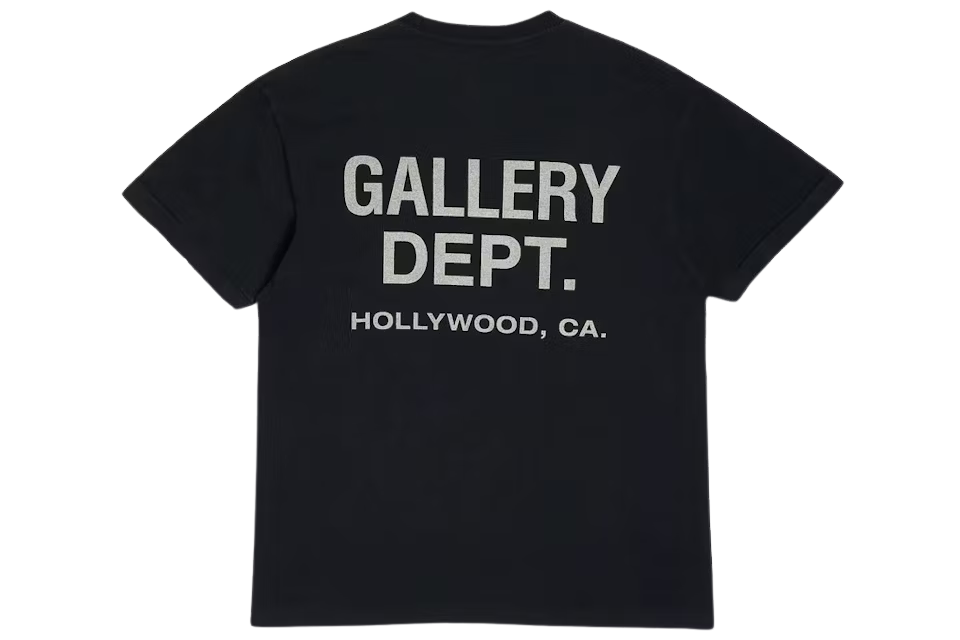 Gallery Dept. Souvenir T-Shirt Black White - Image 1