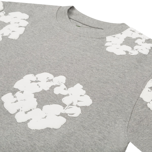 Denim Tears Long Sleeve Cotton Wreath T-shirt Grey - Image 2