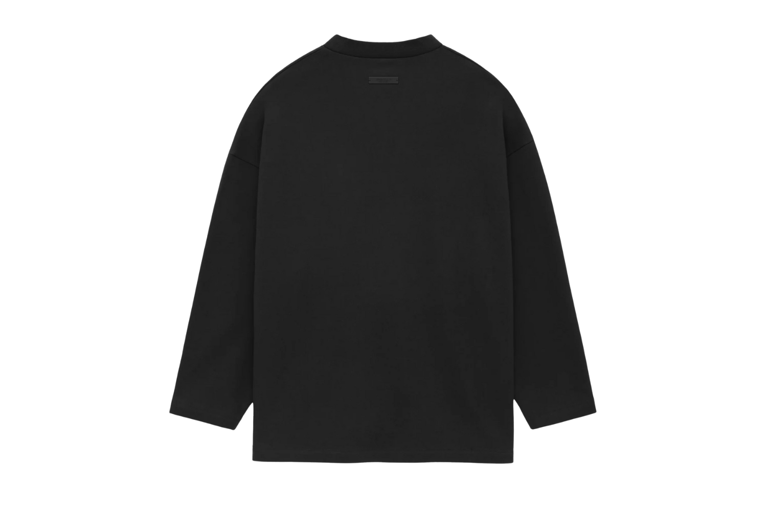 Fear of God Essentials Heavy Fleece Hockey Jersey Black - Image 1